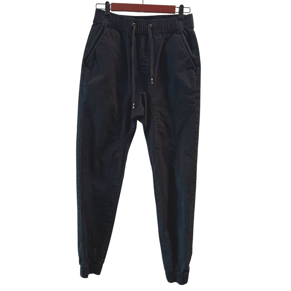 Italymorn Men’s Black Jogger Pants Size XS